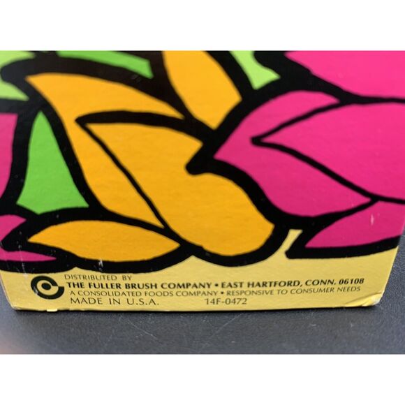 Vintage 70’s Fuller Brush Company Tiffany Style Candle 5 Oz NOS - Picture 5 of 10